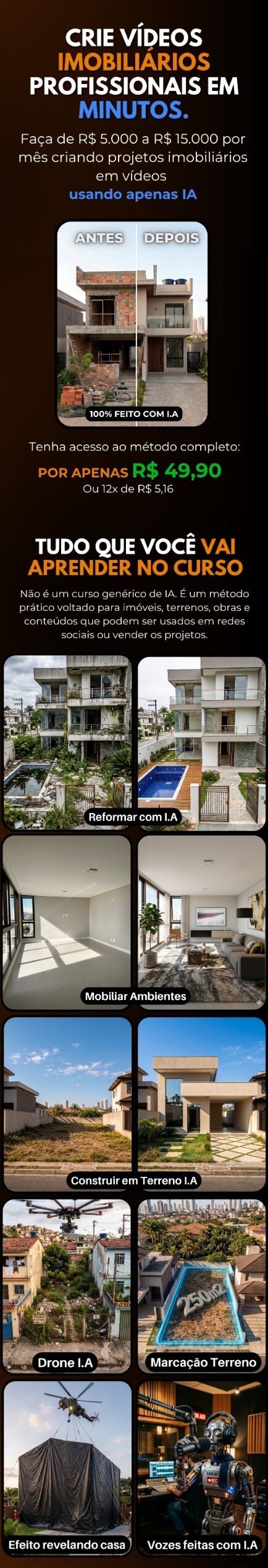 Criando Vídeos de Construção com IA