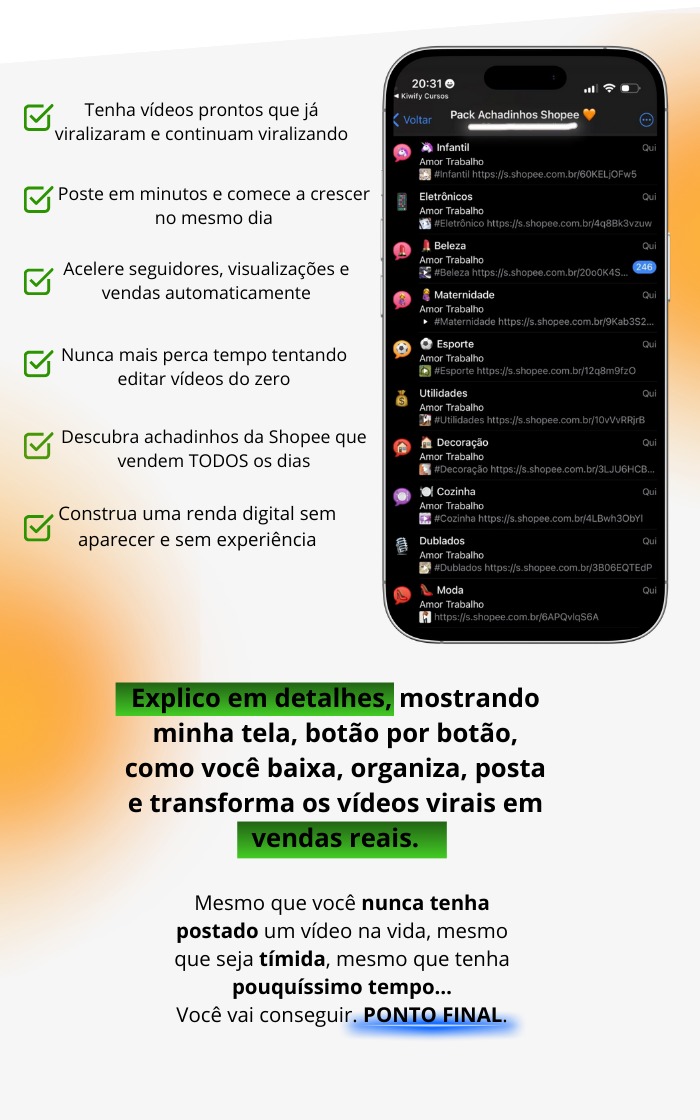 Visualização no Celular